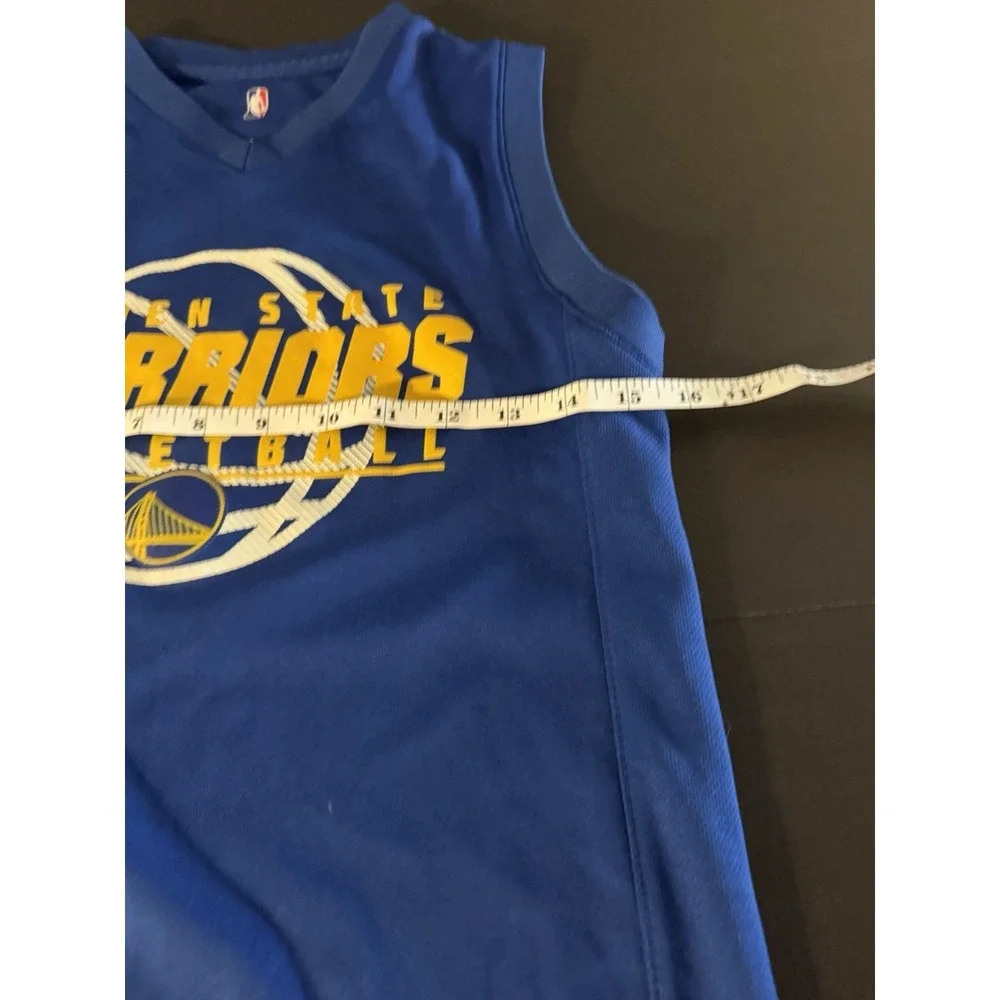Steph Curry Warriors Youth Jersey Size 8 Blue‎ NBA